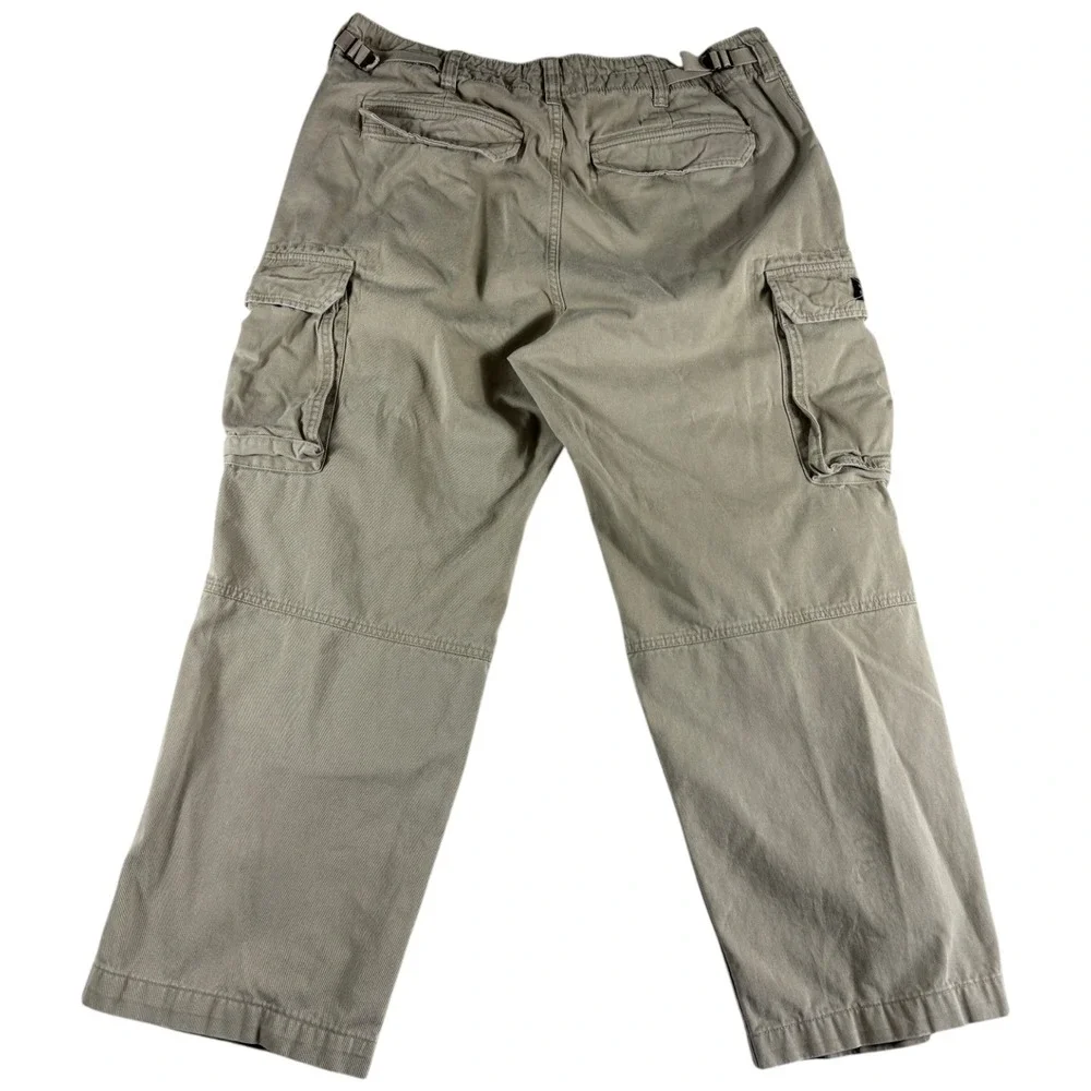 VTG Polo‎ Jeans Co. Ralph Lauren Cargo Pants Mens 38x30 Khaki Military Grunge